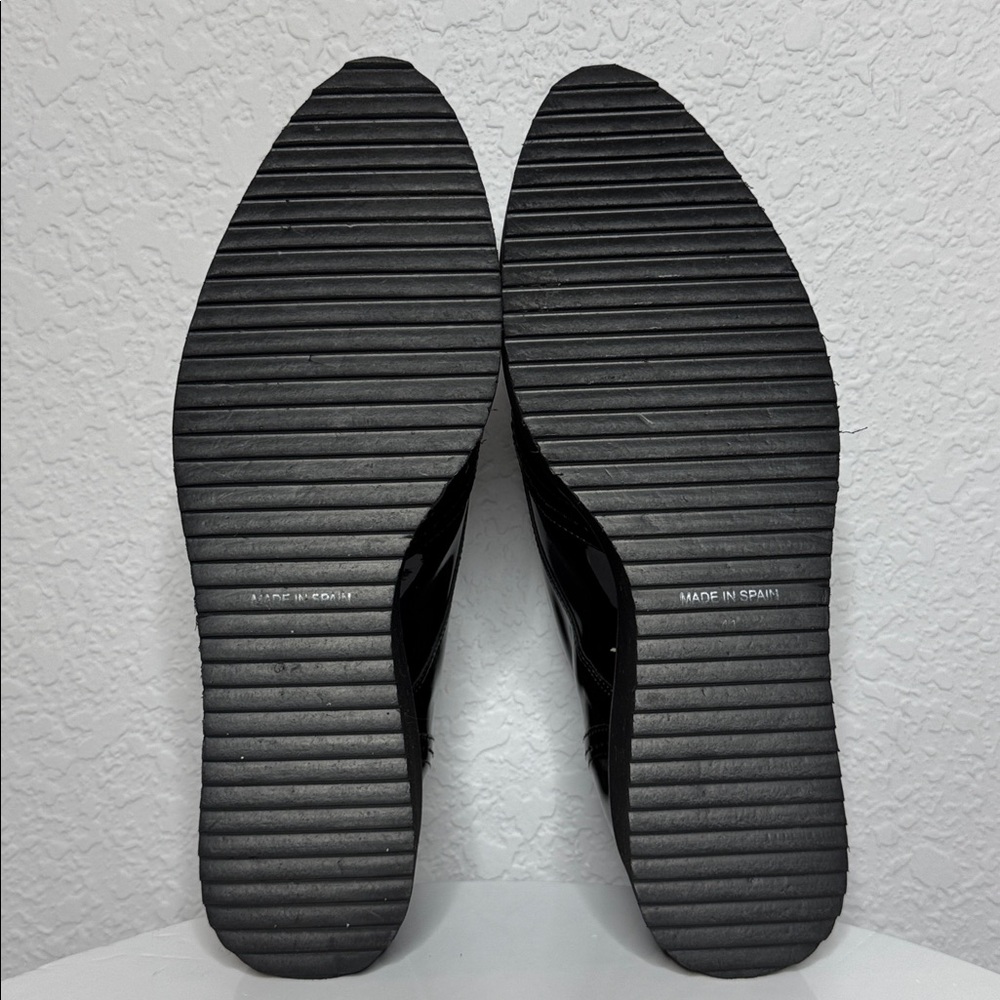 SHELLYS LONDON TOMMY BLACK PATENT PLATFORM OXFORDS - Picture 11 of 15
